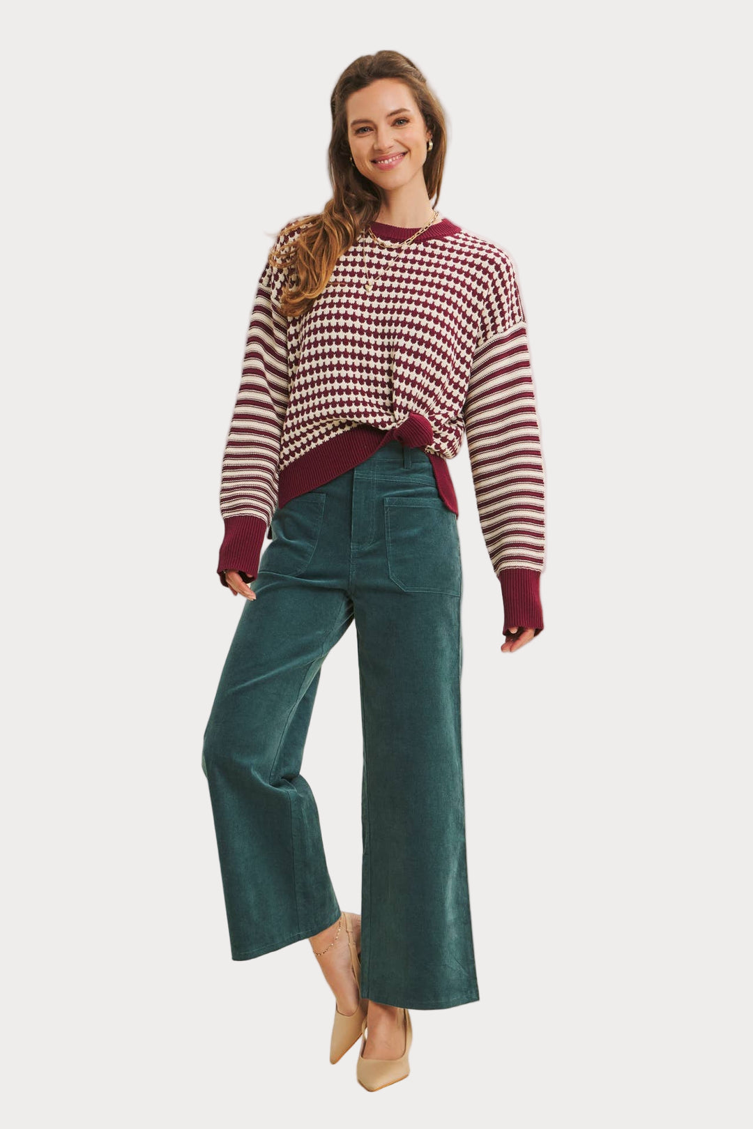 Cozy Textured Pullover Sweater