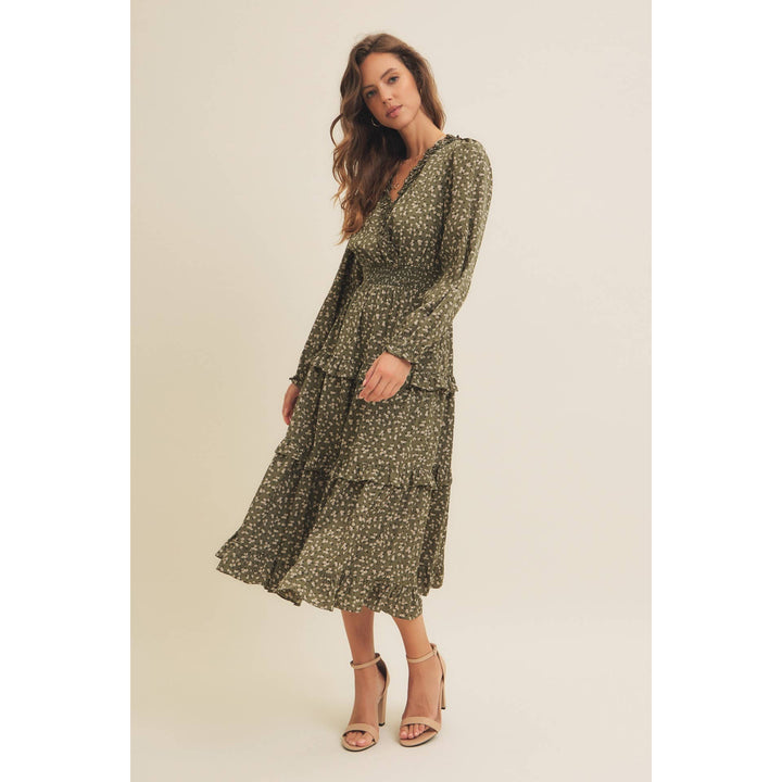 Ditsy Floral Midi Dress