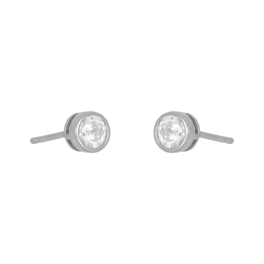 MARISOL BEZEL STUD 4MM