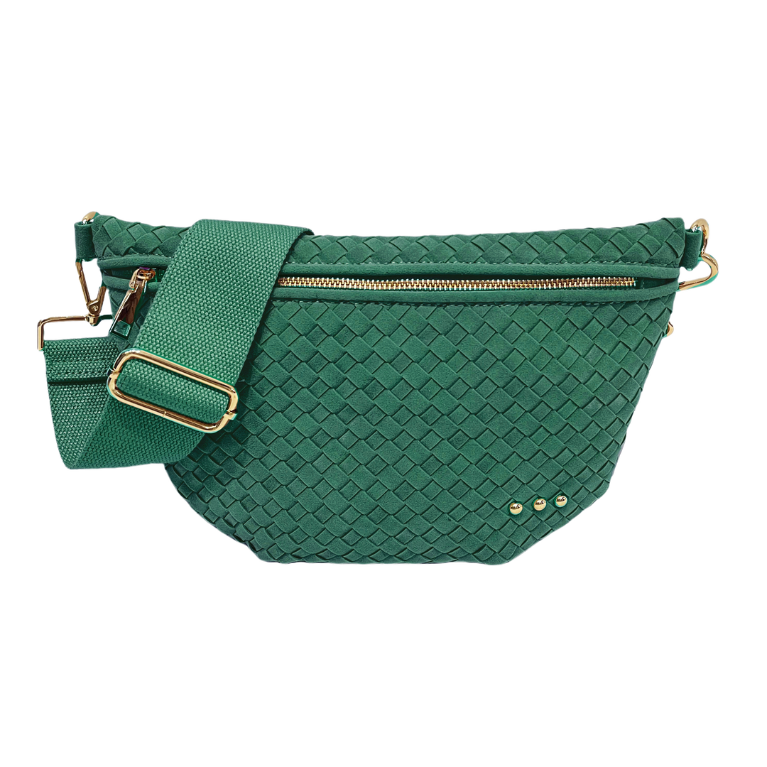 Westlyn Woven Bum Bag | Suede