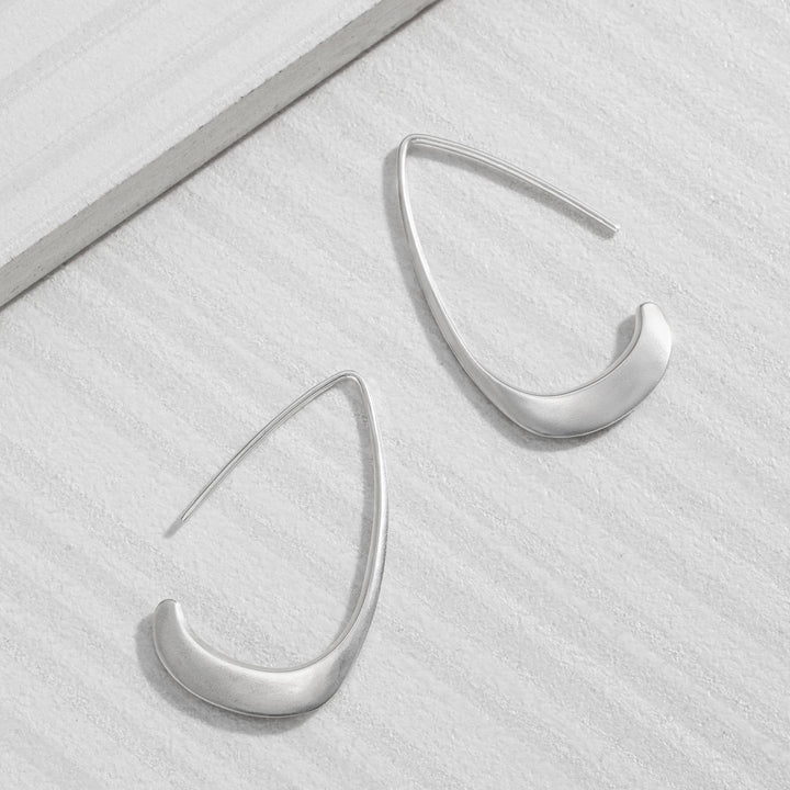 'Silhouette' Drop Earrings in Sterling Silver