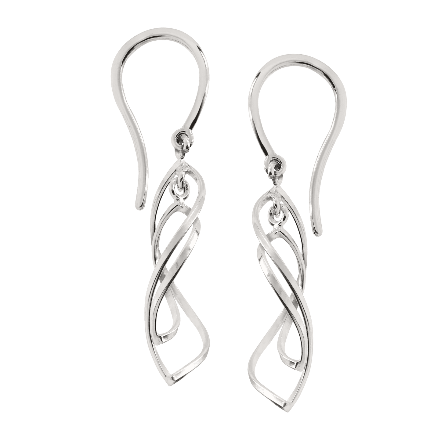 Silpada 'Water Drop' Twisted Drop Earrings in  Silver