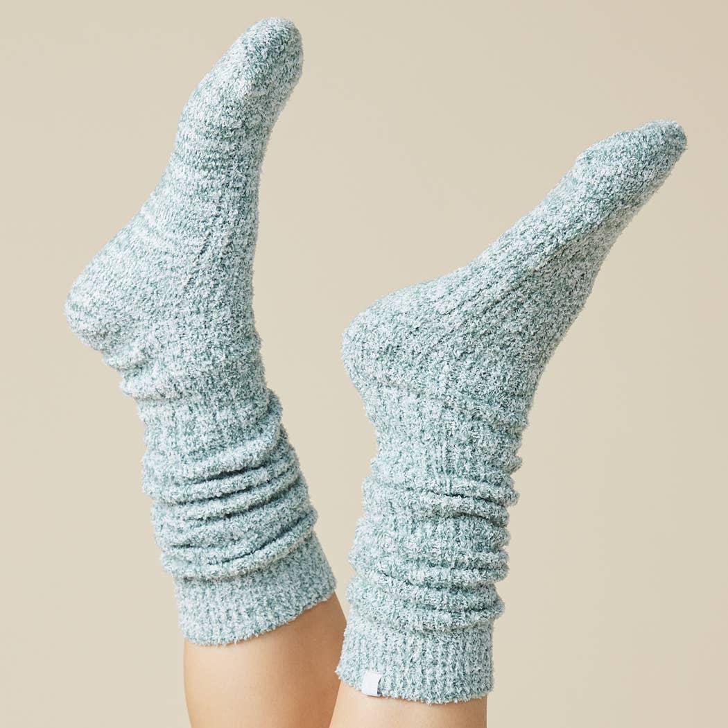 Slouchy Marshmallow Socks with Grippers
