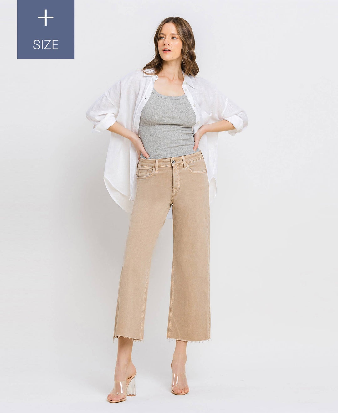 Olivia Wide Leg Jeans | Plus