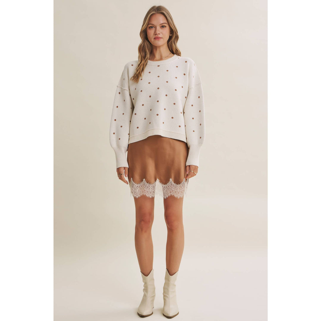 The Margot Polka Dot Sweater