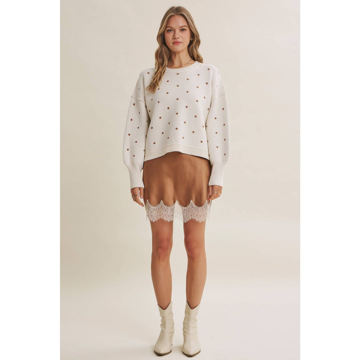 The Margot Polka Dot Sweater
