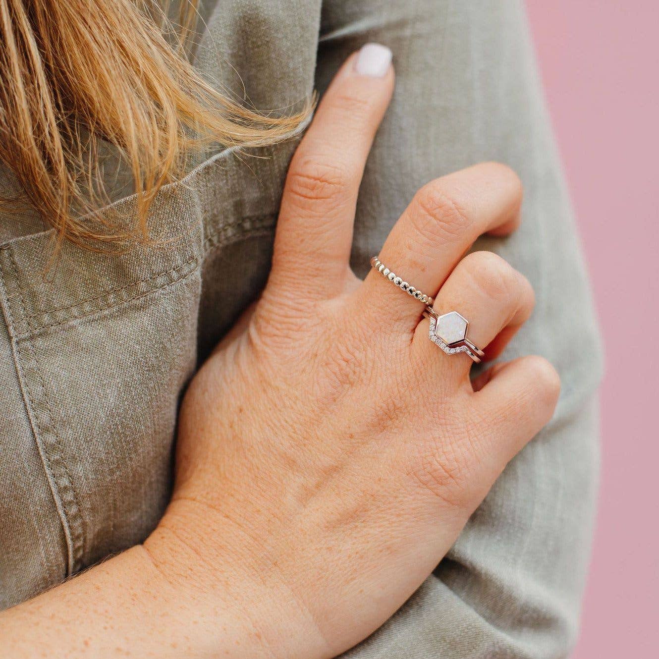 Stardust Stacking Ring