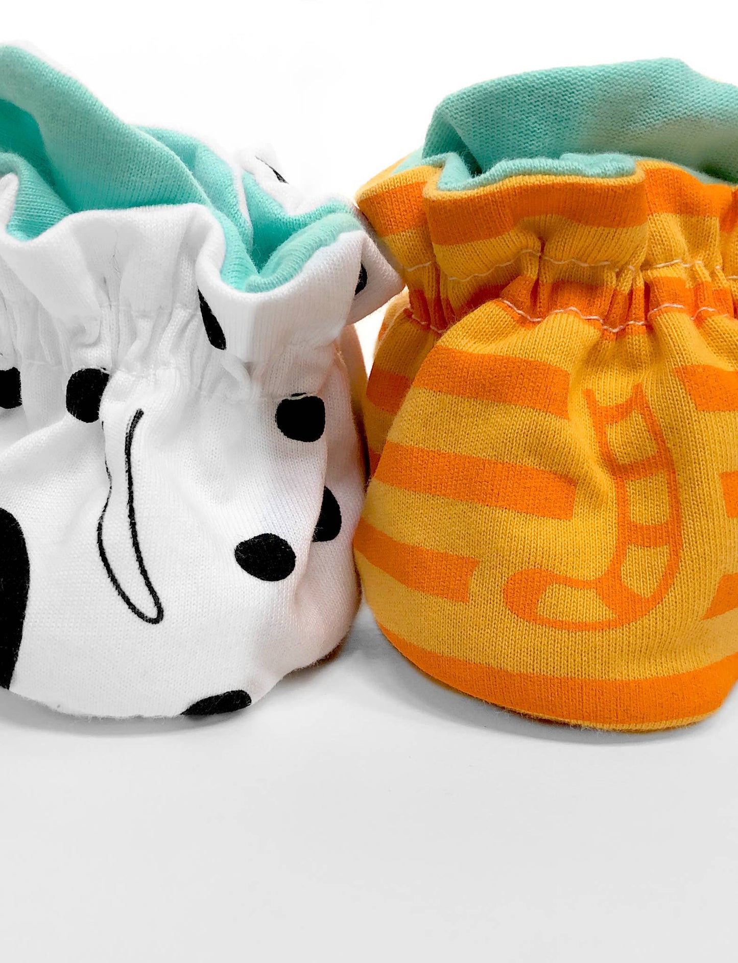 Kitten & Puppy Non-Slip Mismatched Baby Booties