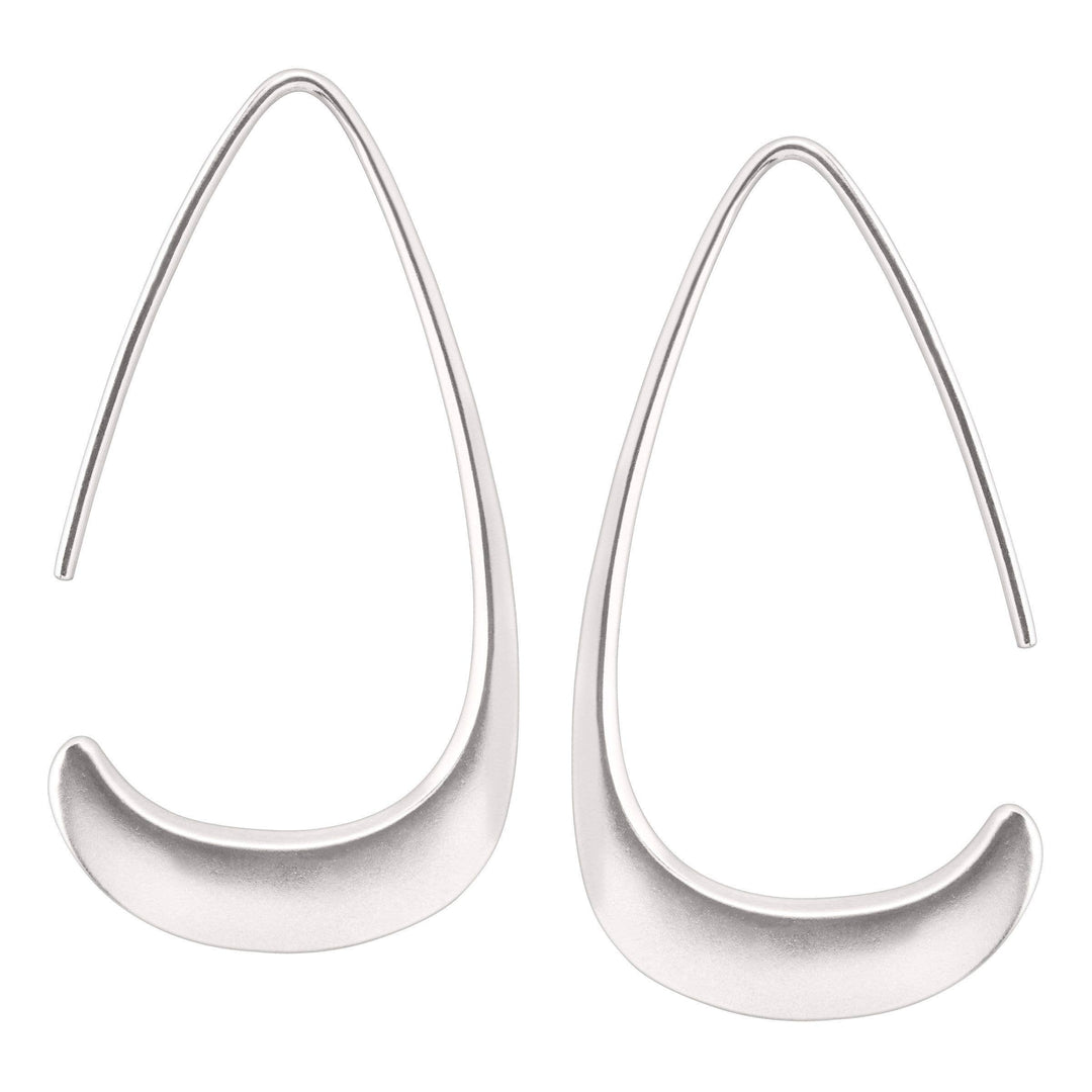 'Silhouette' Drop Earrings in Sterling Silver