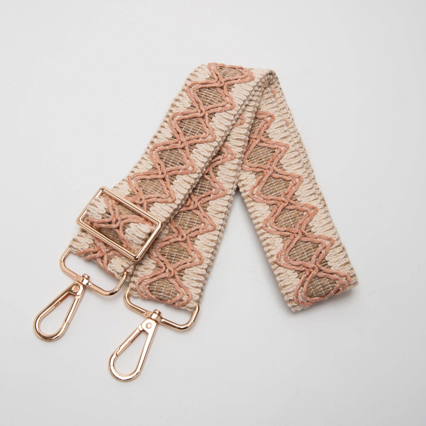 Wave Pattern Straw Guitar Strap