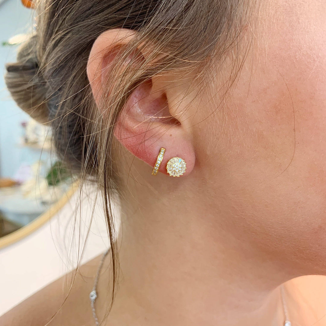 SUNBURST STUDS GOLD