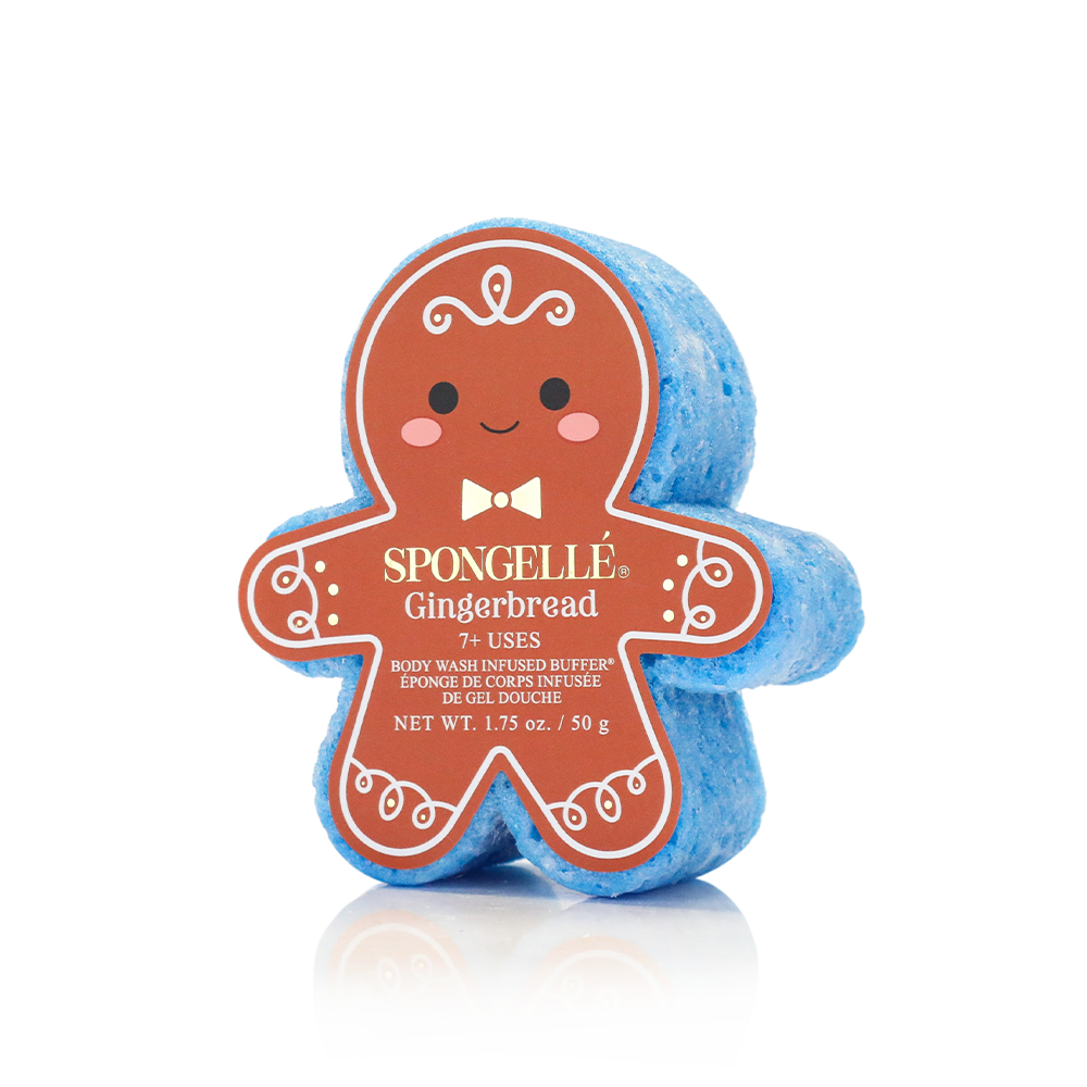 Spongellé Gingerbread Holiday Body Wash Buffers in scent—Gingerbread
