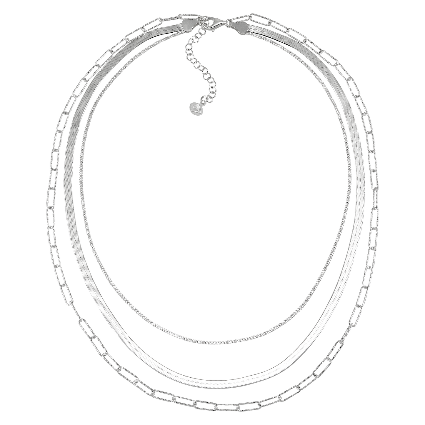 Silpada 'Power of Three' Sterling Silver Necklace, 18" + 2"