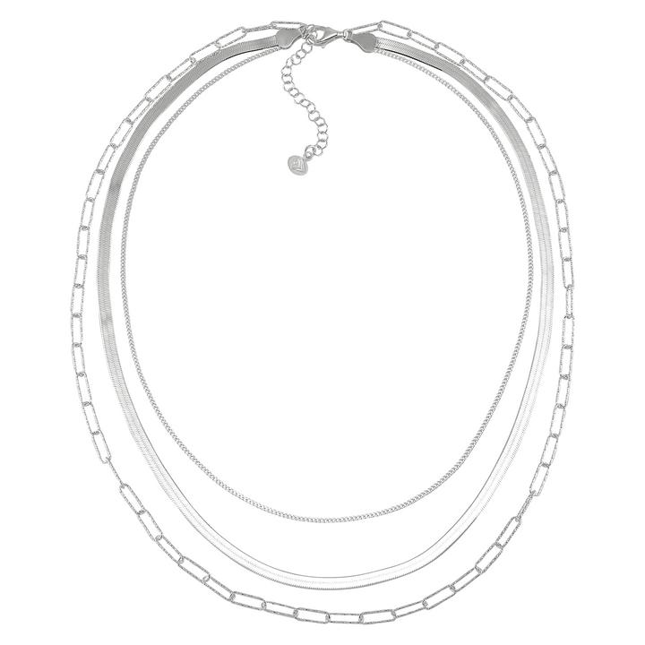 'Power of Three' Sterling Silver Necklace