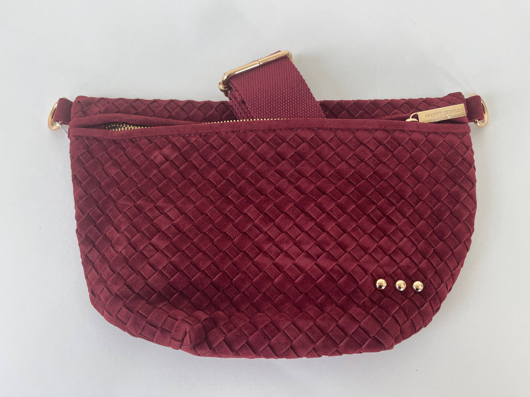 Westlyn Woven Bum Bag | Suede