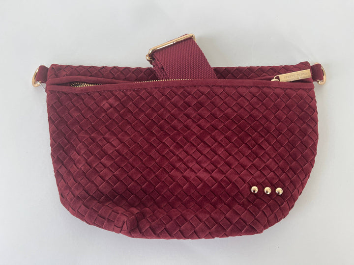 Westlyn Woven Bum Bag | Suede