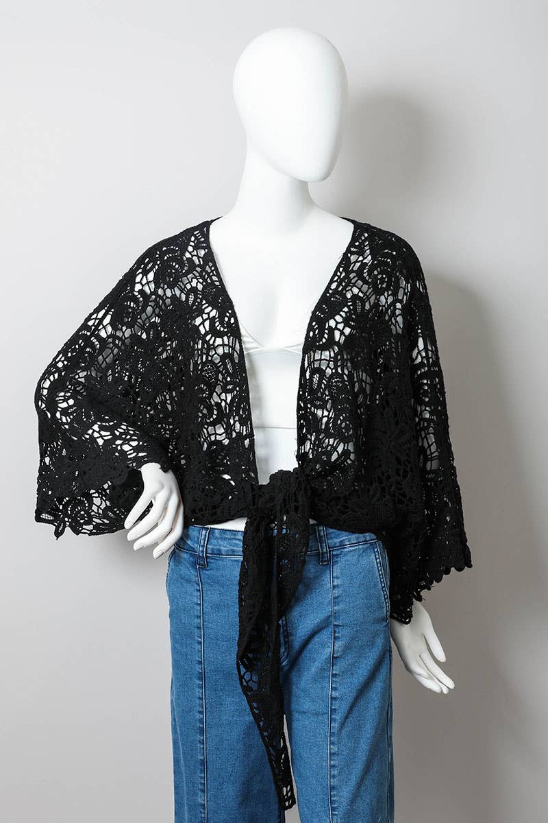 Crochet Floral Petal Wrap