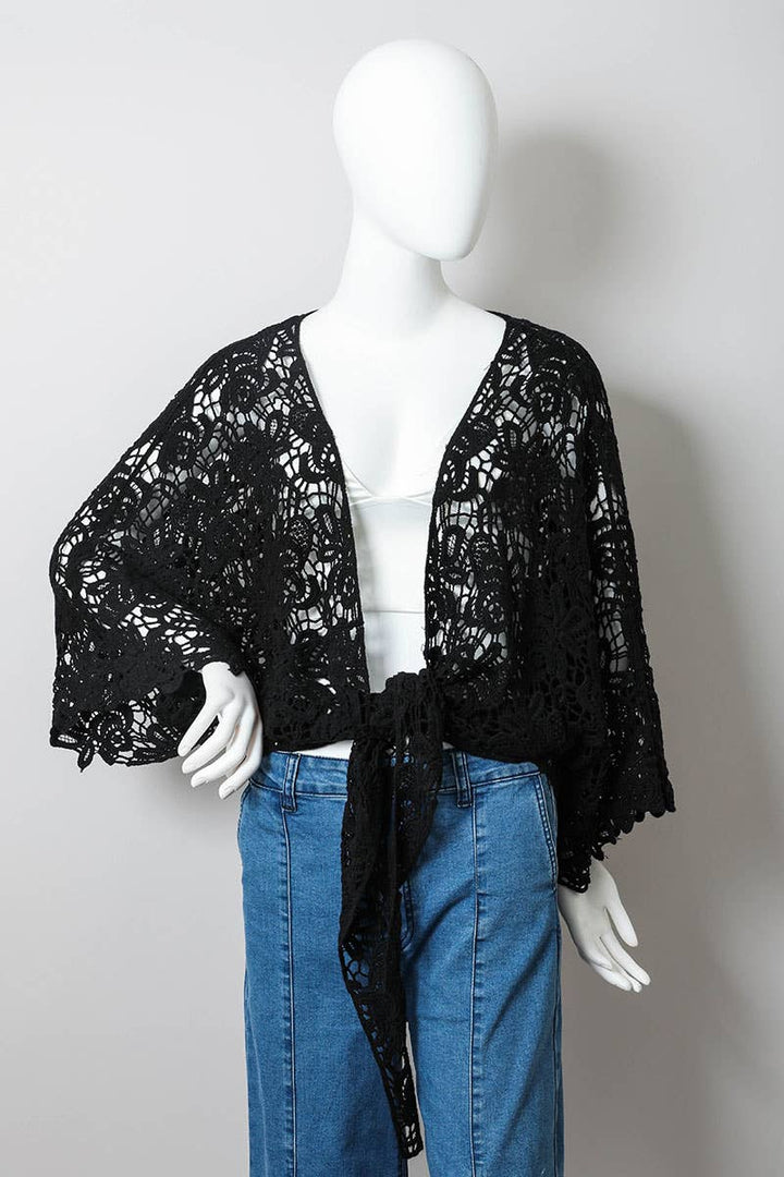 Crochet Floral Petal Wrap