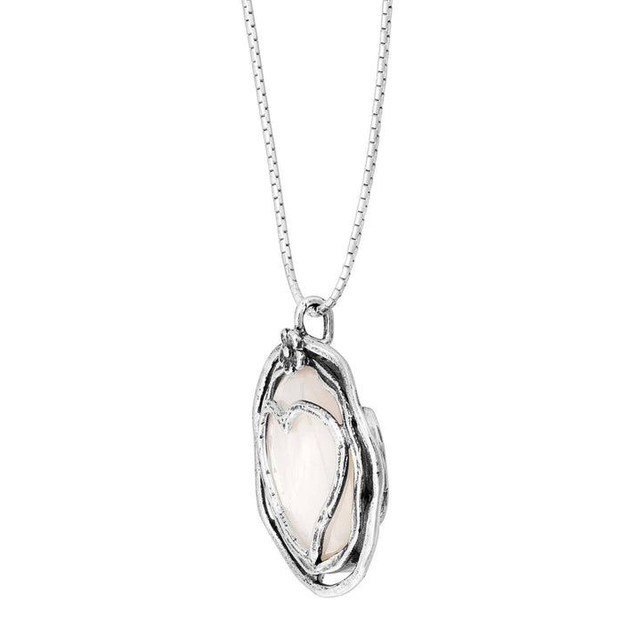 'Lighthearted' Natural Mother-of-Pearl Heart