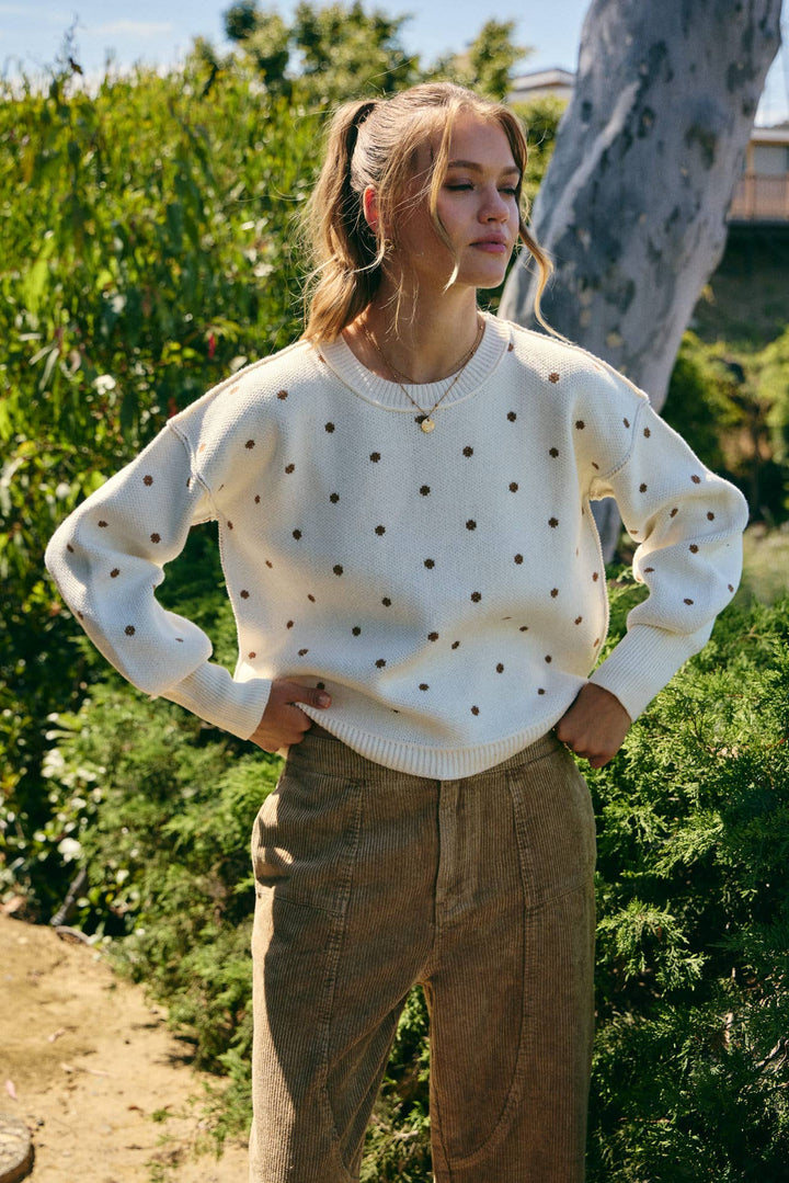 The Margot Polka Dot Sweater