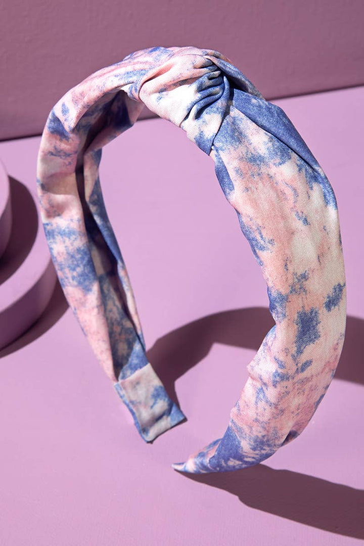 Knotted Tie Dye Print Headband