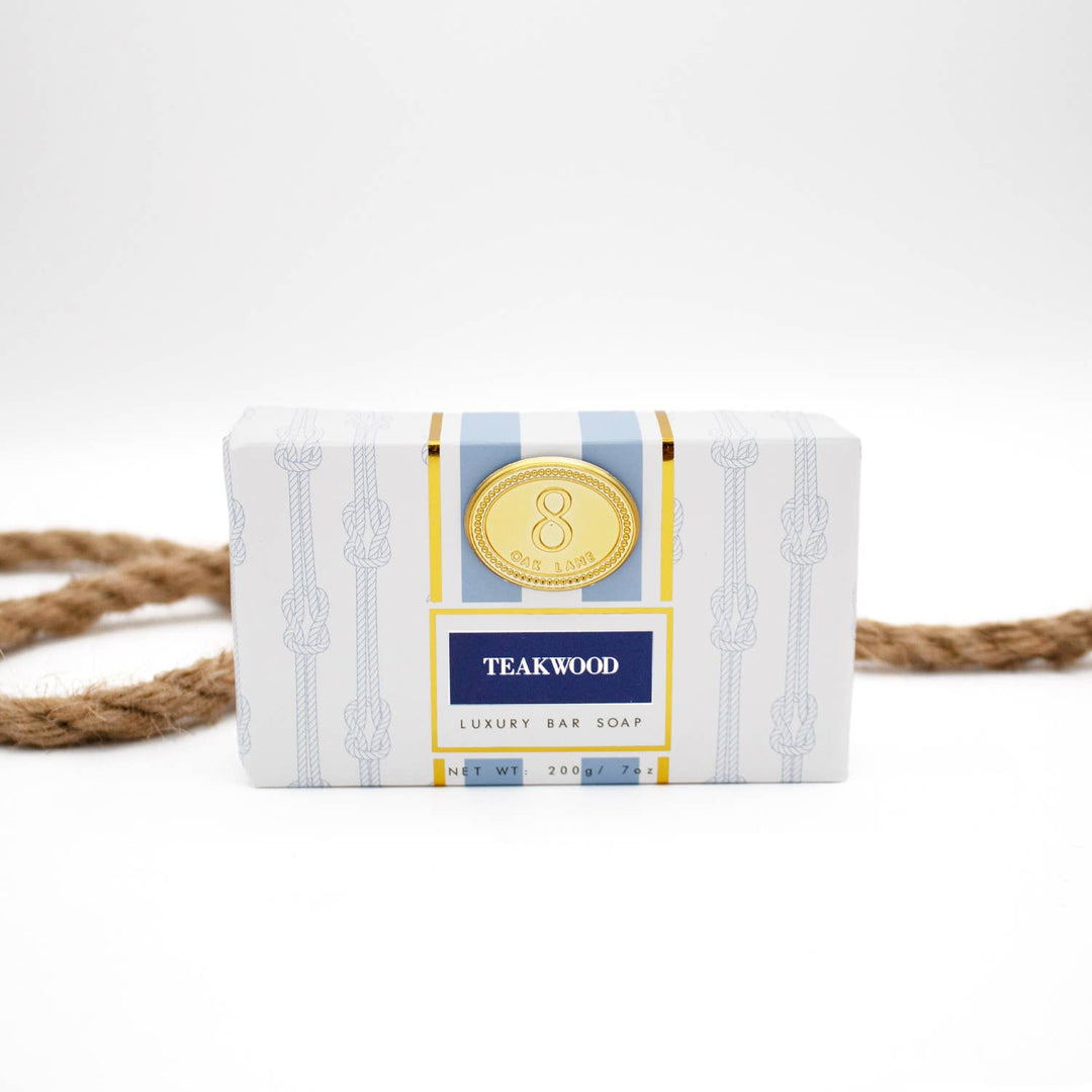 Teakwood Scented Wrapped Bar Soap, 7oz