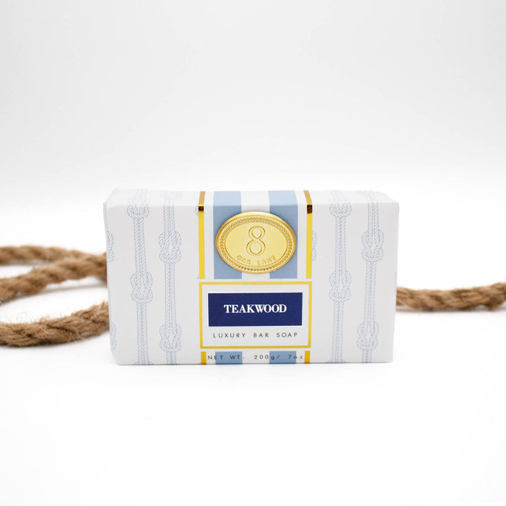Teakwood Scented Wrapped Bar Soap, 7oz