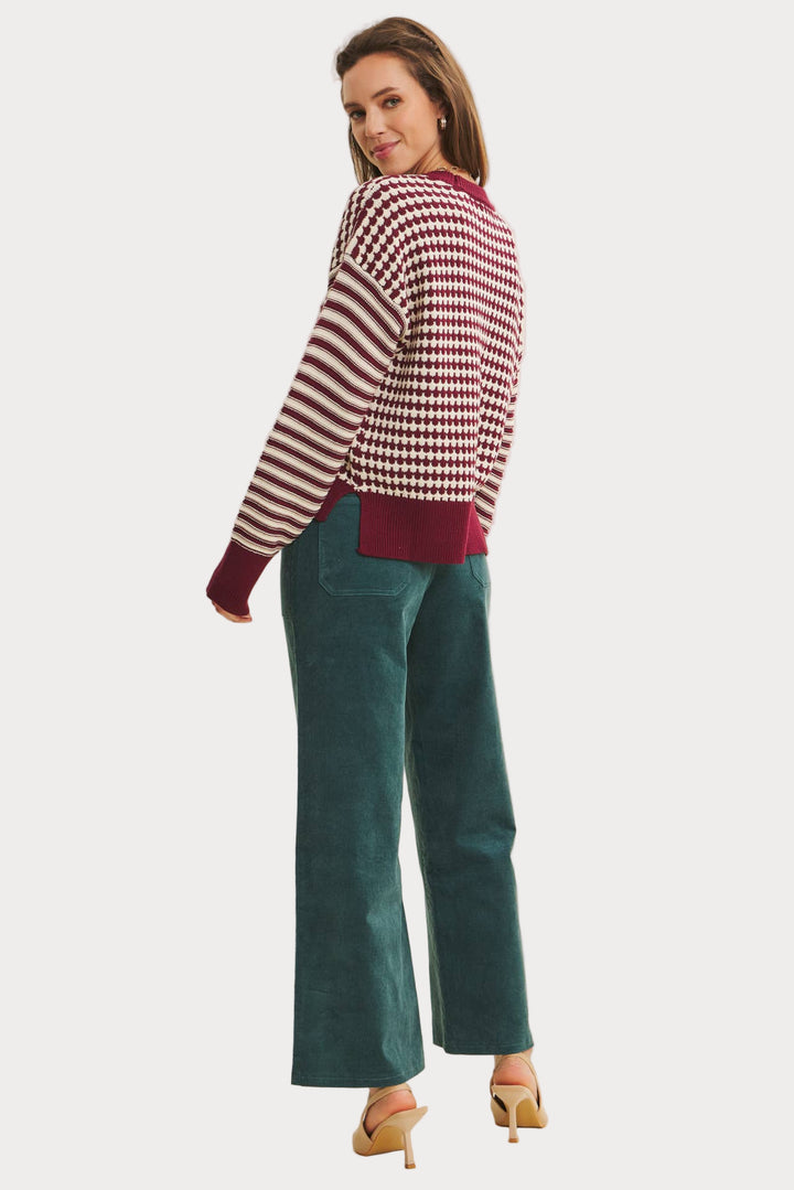 Cozy Textured Pullover Sweater