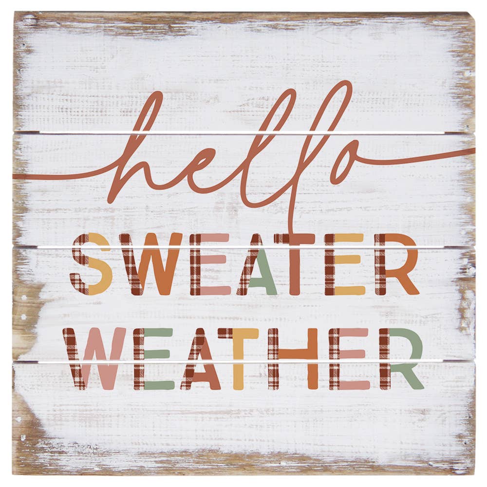 Hello Sweater Plaid - Perfect Pallet Petites