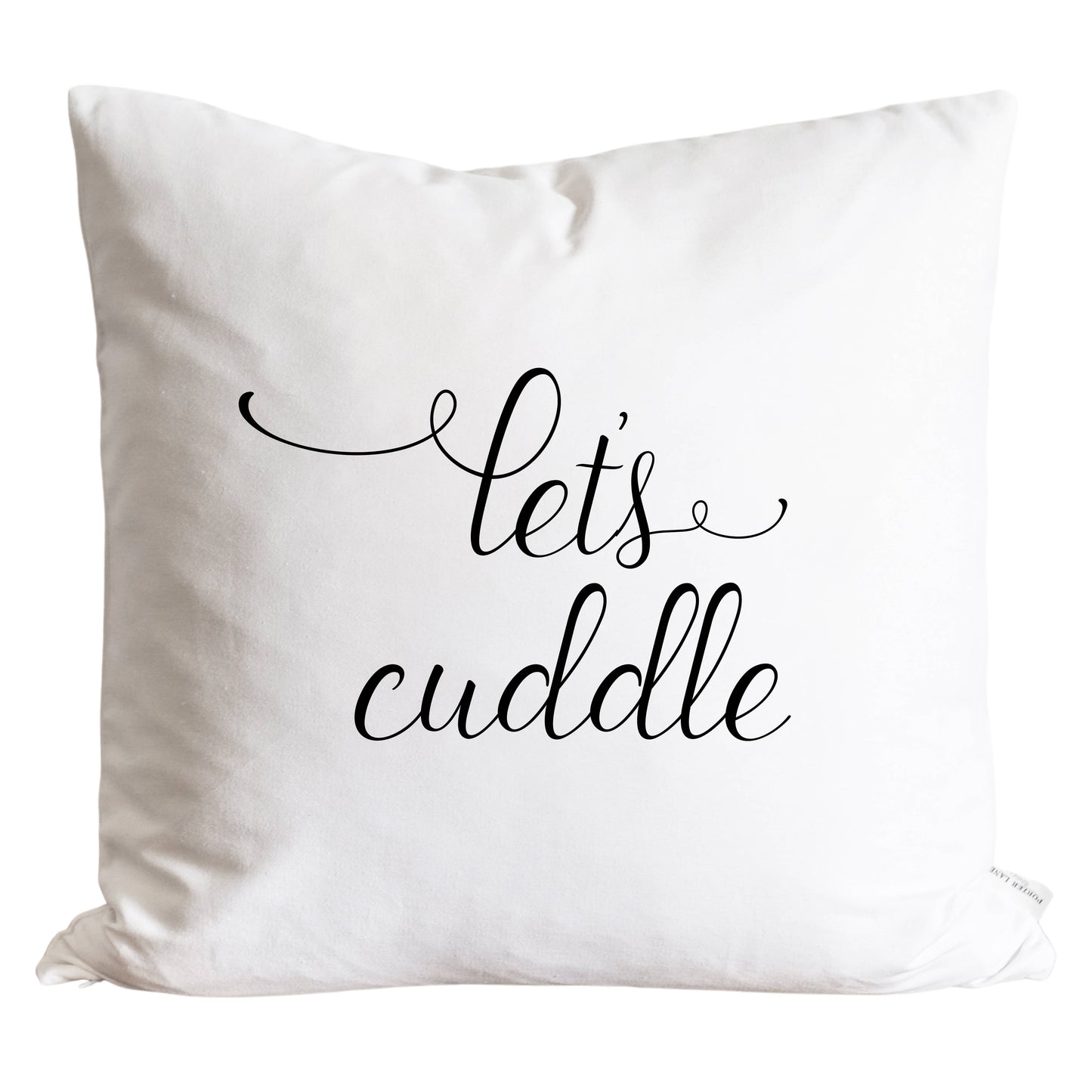 Let's Cuddle Pillow Cover