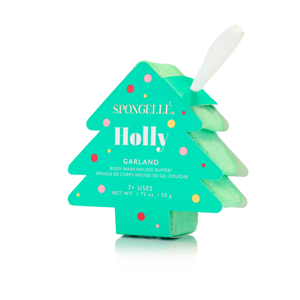 Spongellé Holiday Tree Body Wash Buffers – Assorted Scents