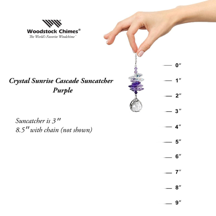 Crystal Sunrise Cascade - Purple