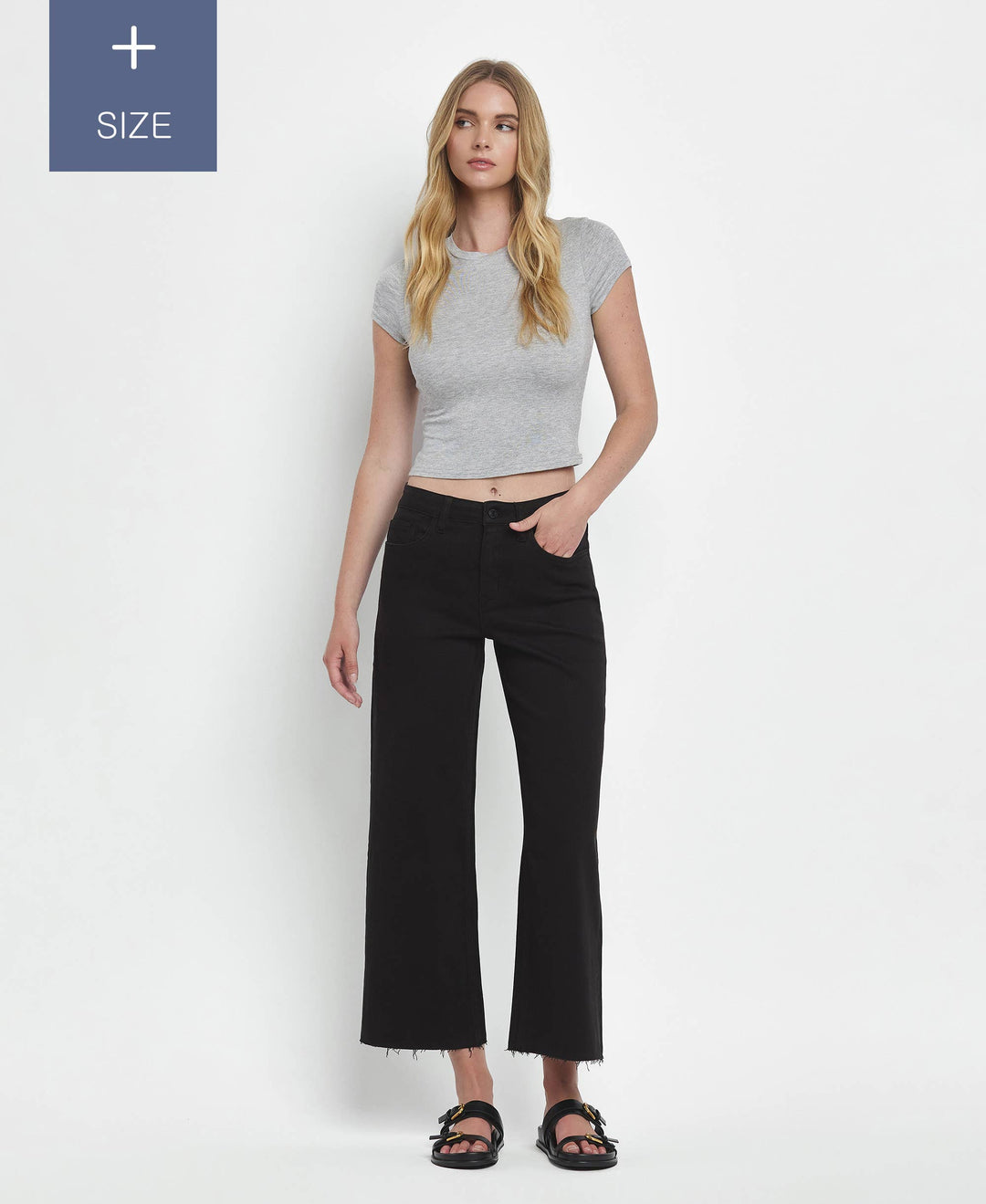 Olivia Wide Leg Jeans | Plus