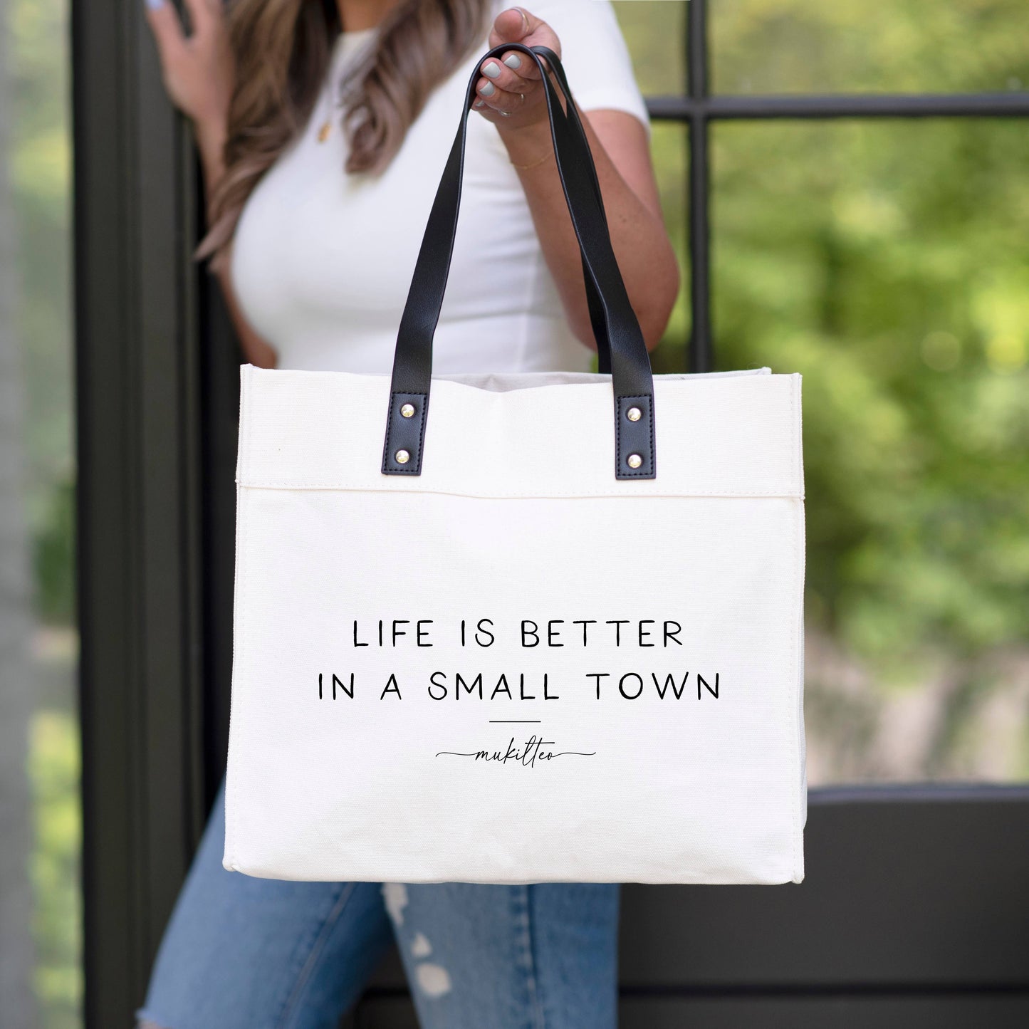 Better In A Small Town Custom Market Tote