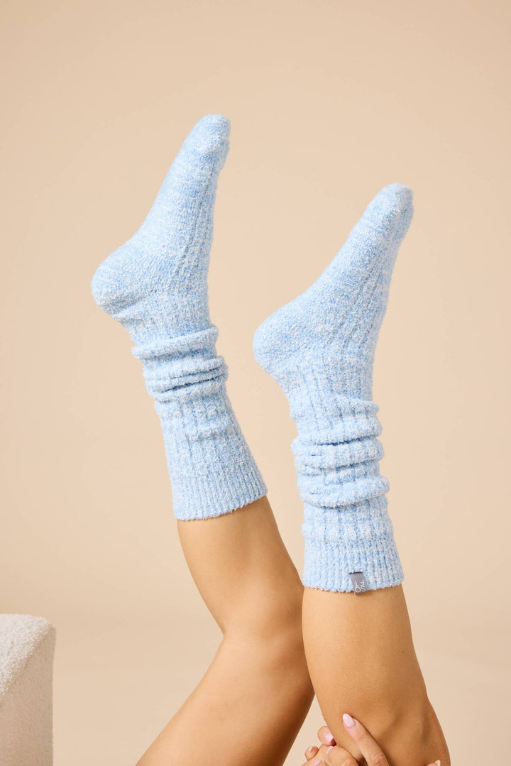 Slouchy Marshmallow Socks with Grippers
