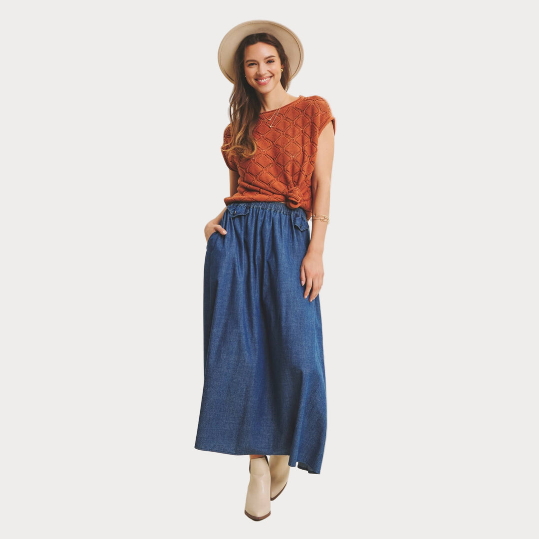 Timeless Textured Cable-Knit Top