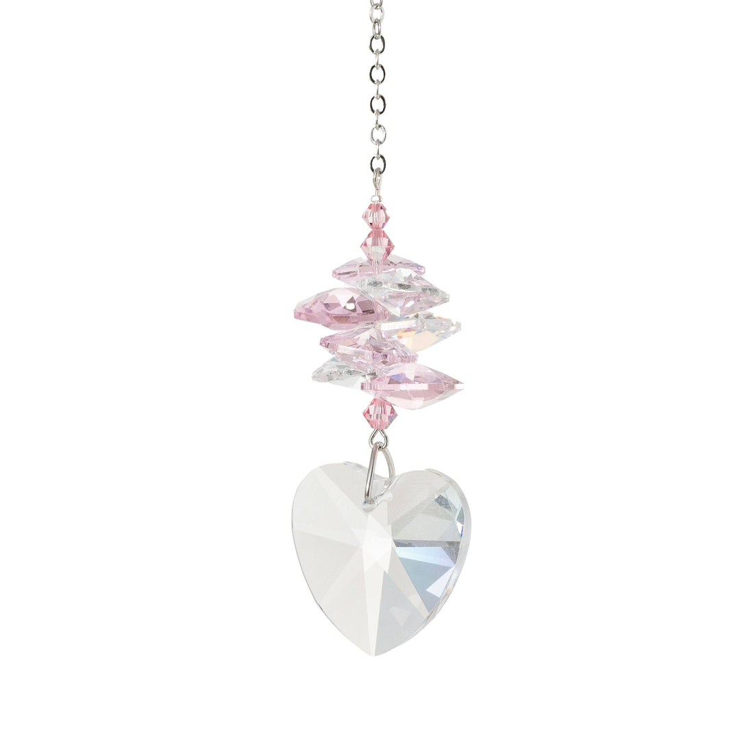 Crystal Heart Cascade - Rose
