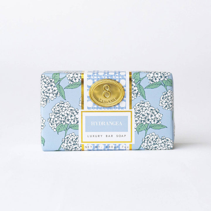 Hydrangea Scented Wrapped Bar Soap, 7oz