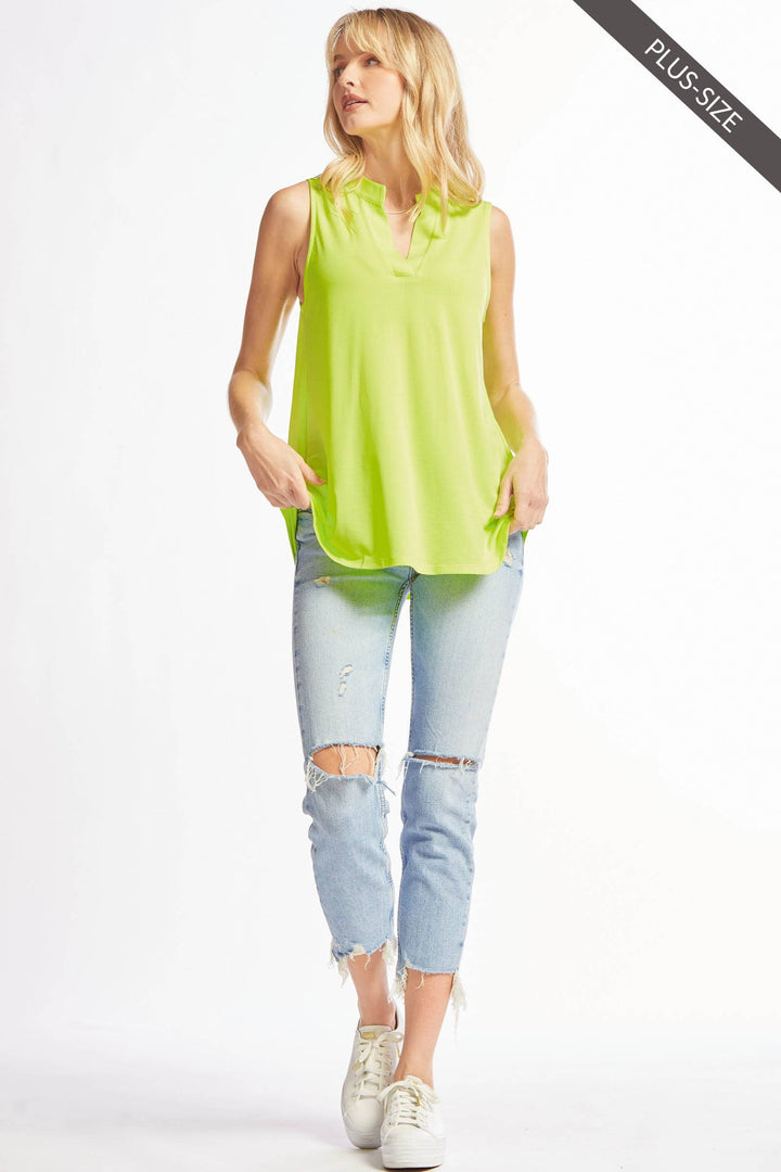 Lizzy Solid Tank - Plus