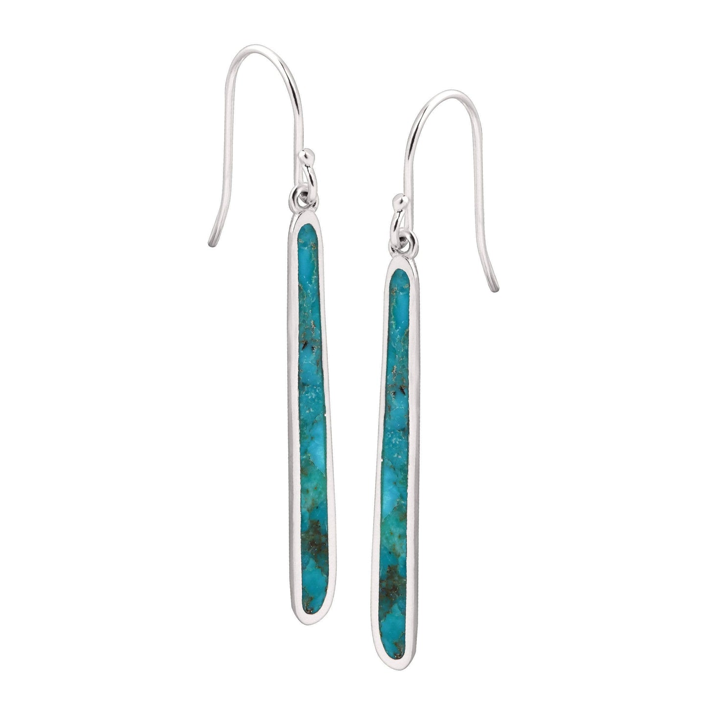 Silpada 'Turquoise Drop' Compressed Turquoise Drop