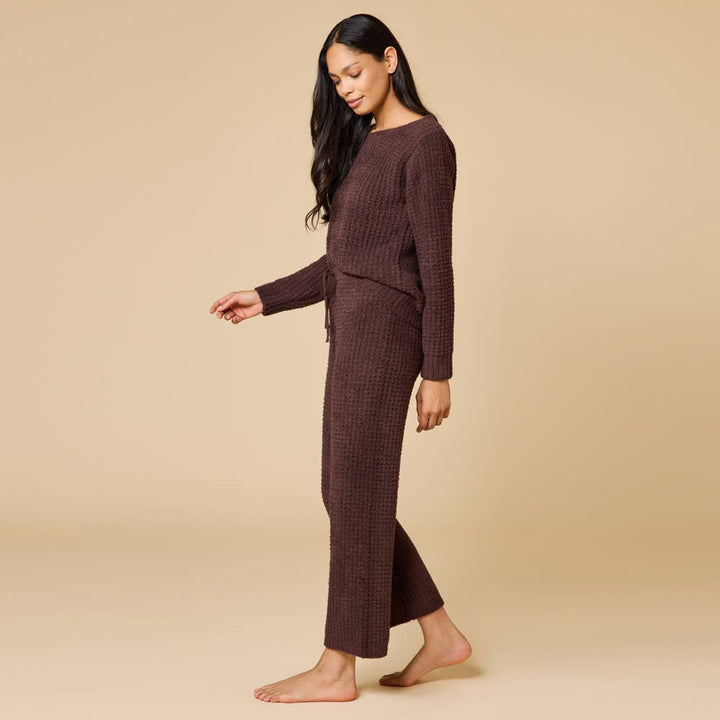 Marshmallow Waffle Boatneck Lounge Set