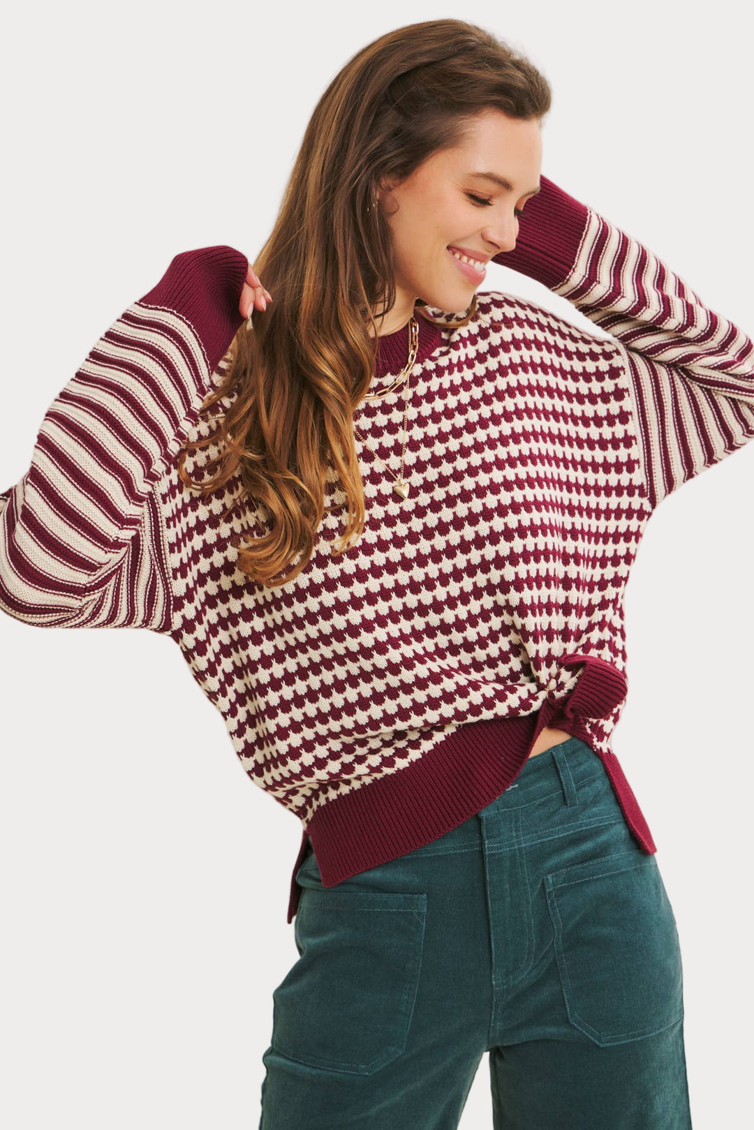 Cozy Textured Pullover Sweater