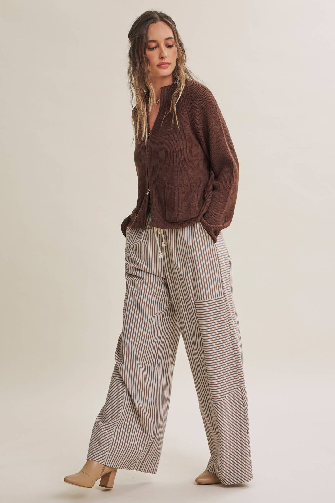 The Parker Two-Way Zip Sweater Jacket