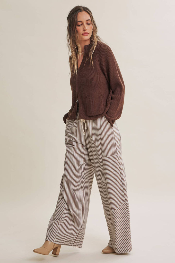 The Parker Two-Way Zip Sweater Jacket