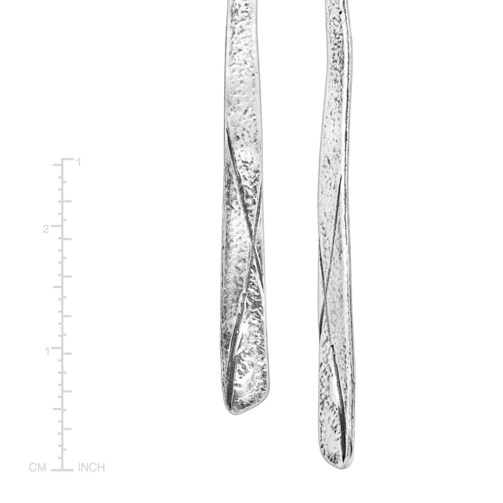 'Stick To It' Vertical Bar Drop Earrings