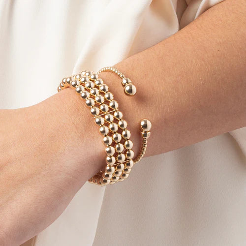 Classic Gold Bead Cuff