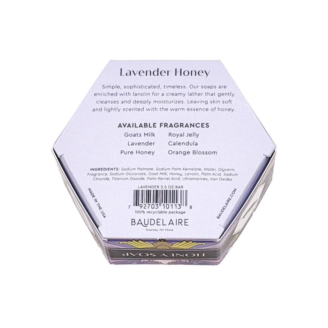 Lavender Honey Soap 3.5oz – Hex Box