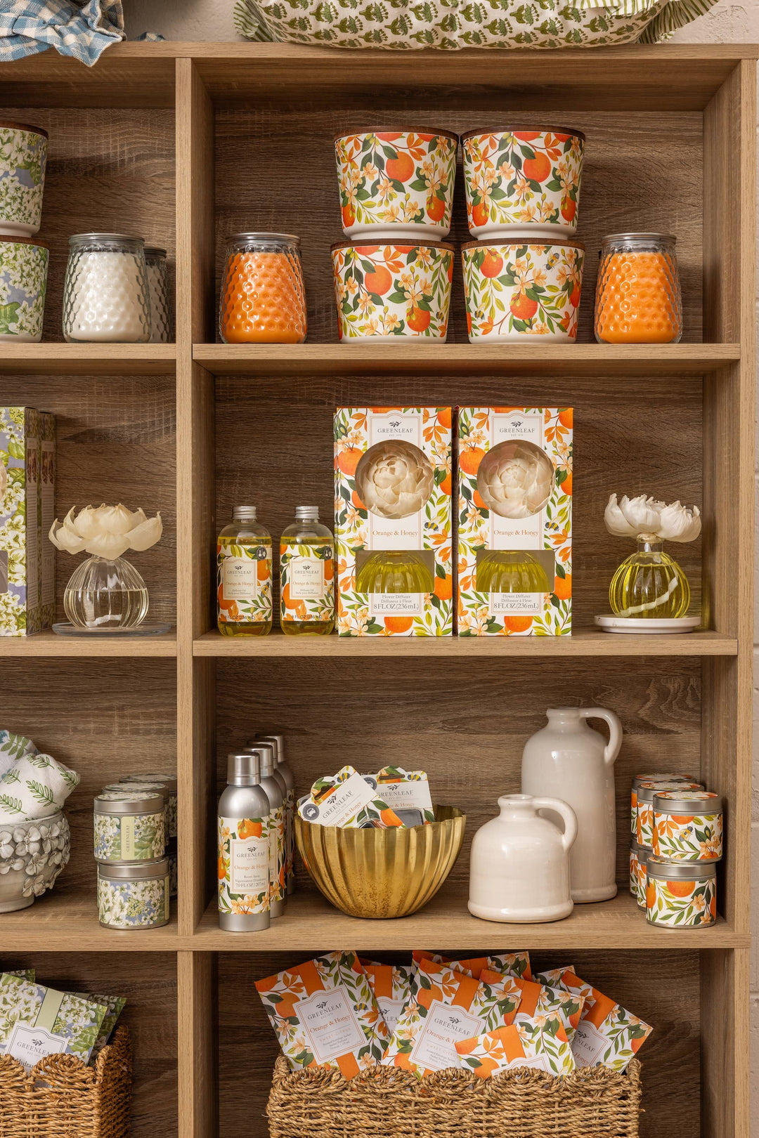 Orange & Honey Flower Diffuser 6 Pack