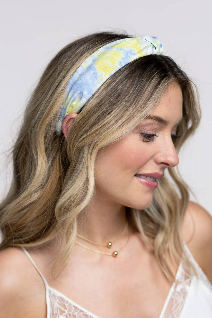 Knotted Tie Dye Print Headband