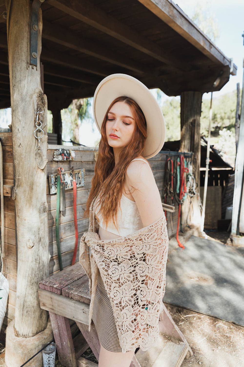 Crochet Floral Petal Wrap